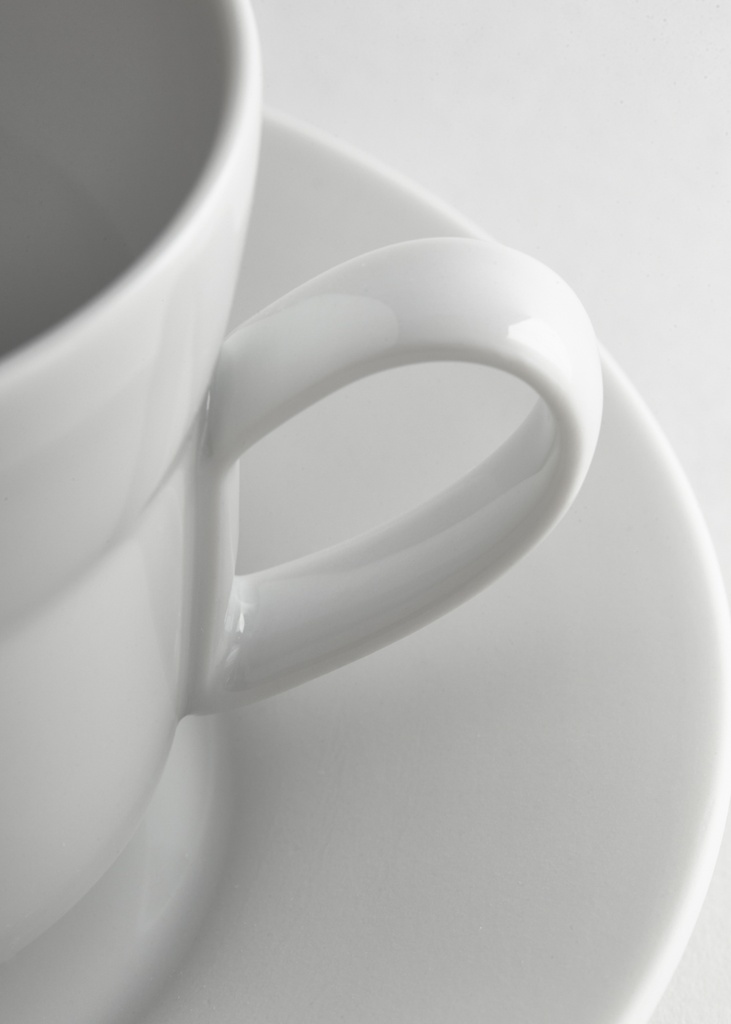 Cappuccino Tasse mit Unterteller Ø165