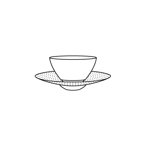 Café Latte/Soup Bowl & Saucer Ø221