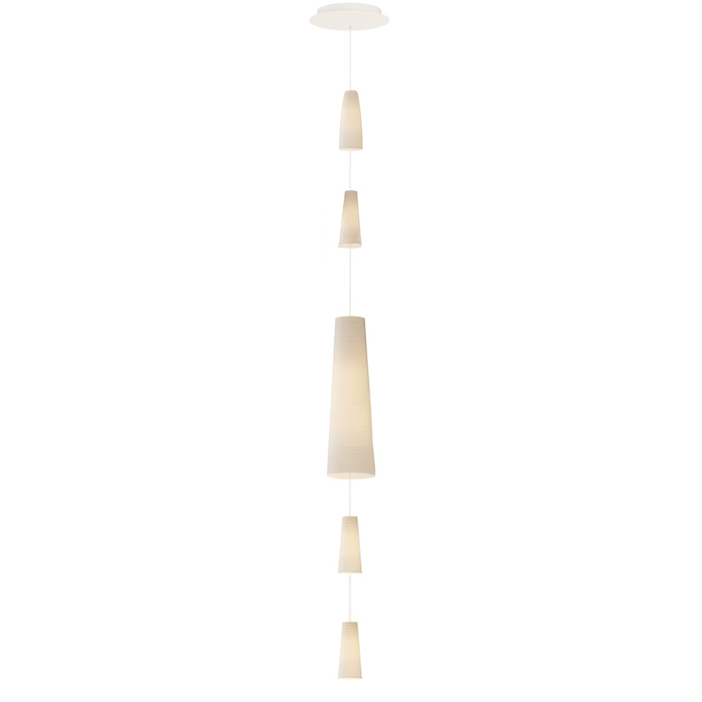 Stream 5-Light LED Chain Pendant