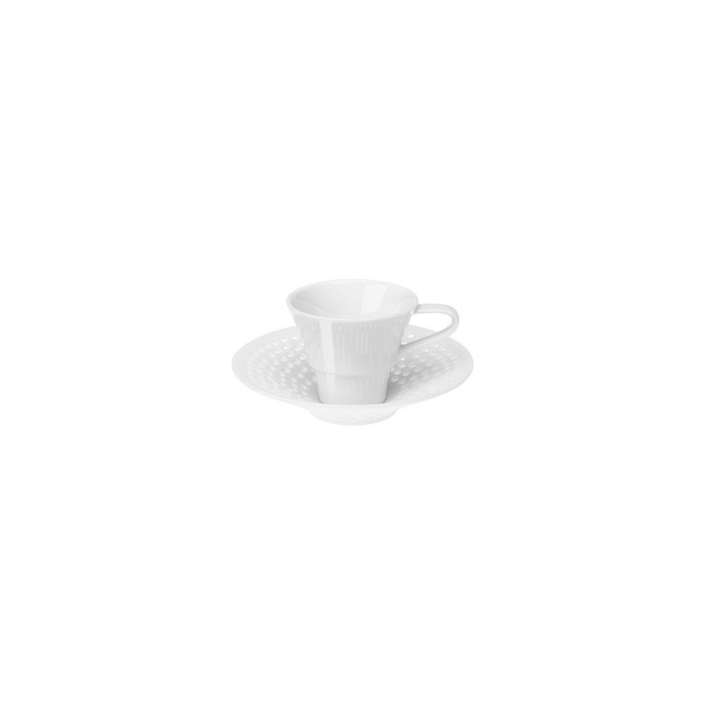Espressotasse mit Unterteller Ø130