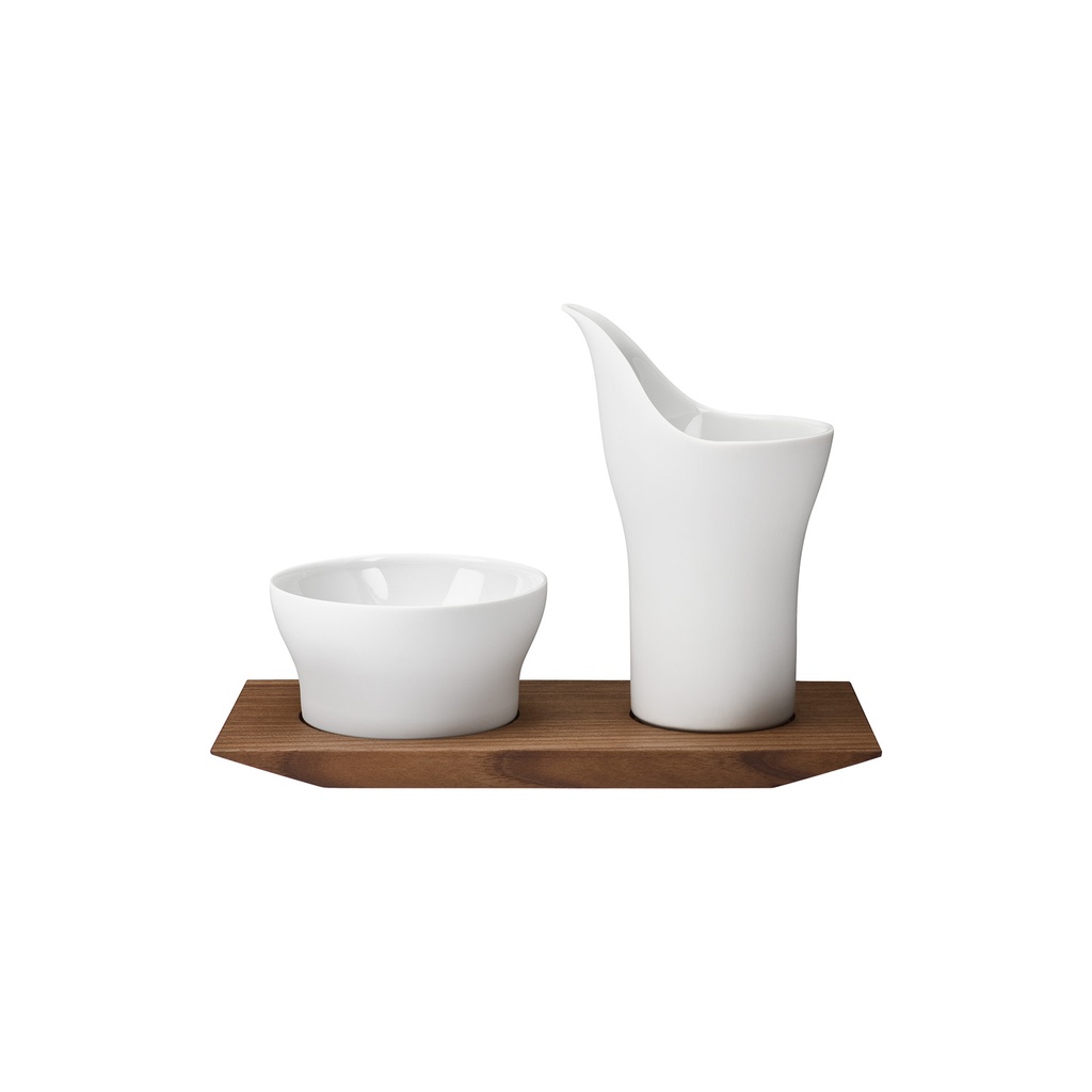 Set of 2 Breakfast Dishes on Tray