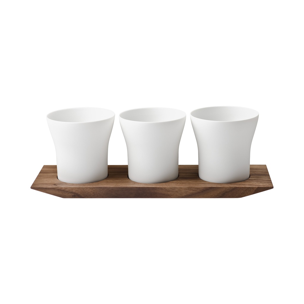 Set of 3 Table Lanterns on Tray