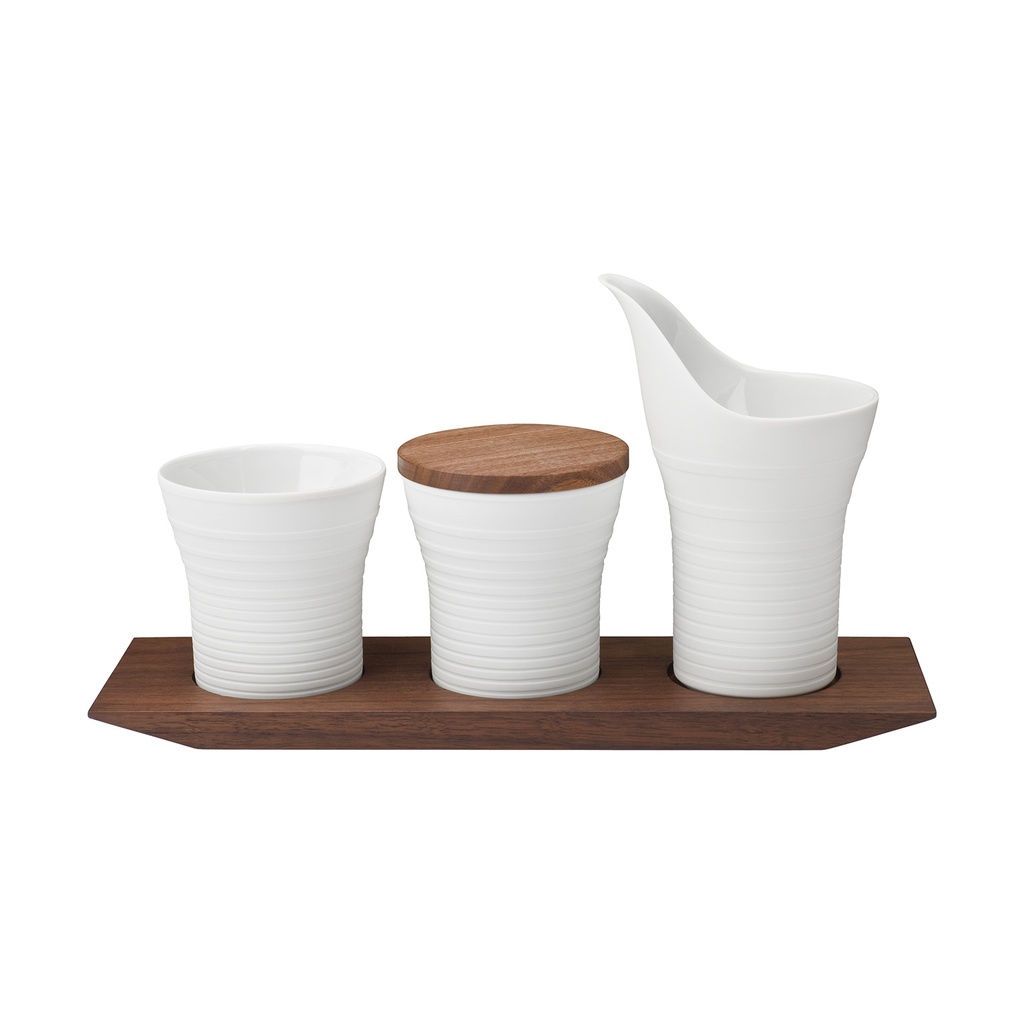 Set of 3 Breakfast Dishes on Tray