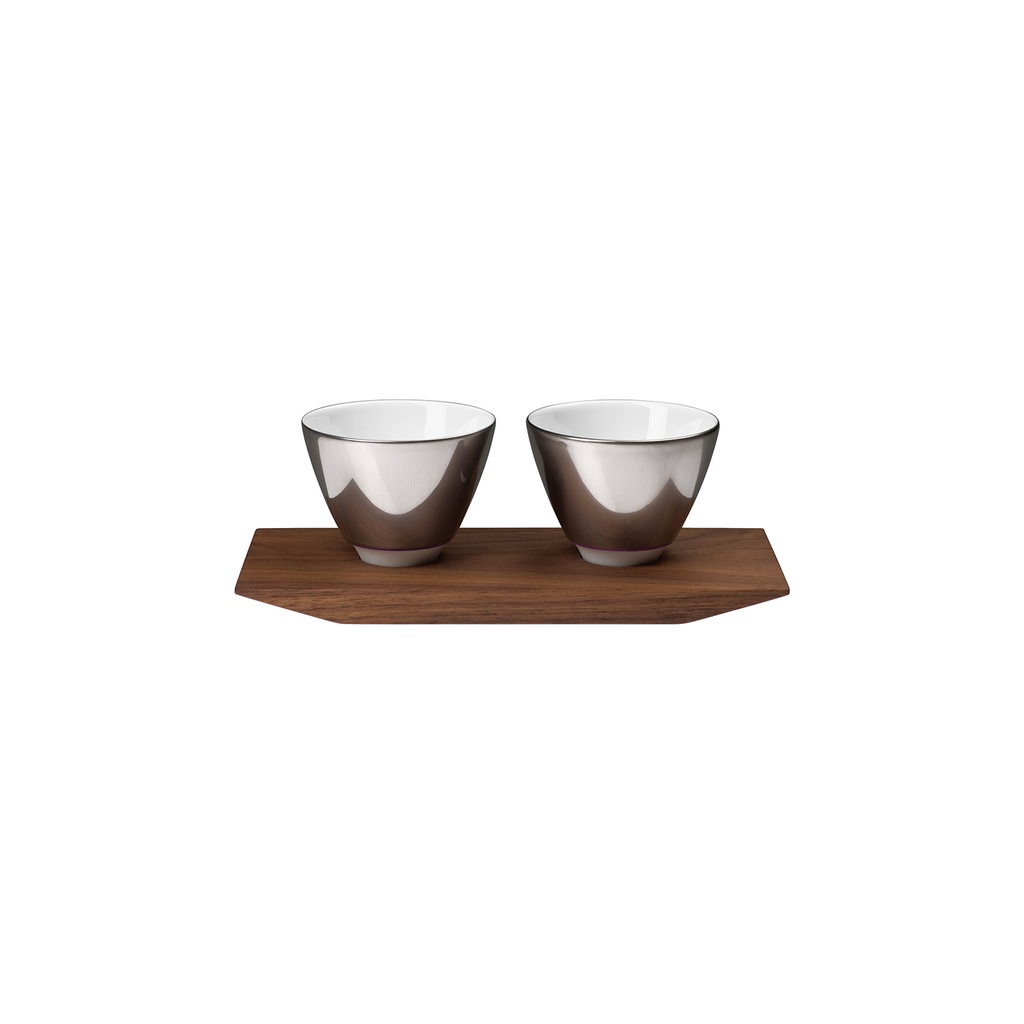 Set of 2 Amuse-Bouche Dishes on Tray