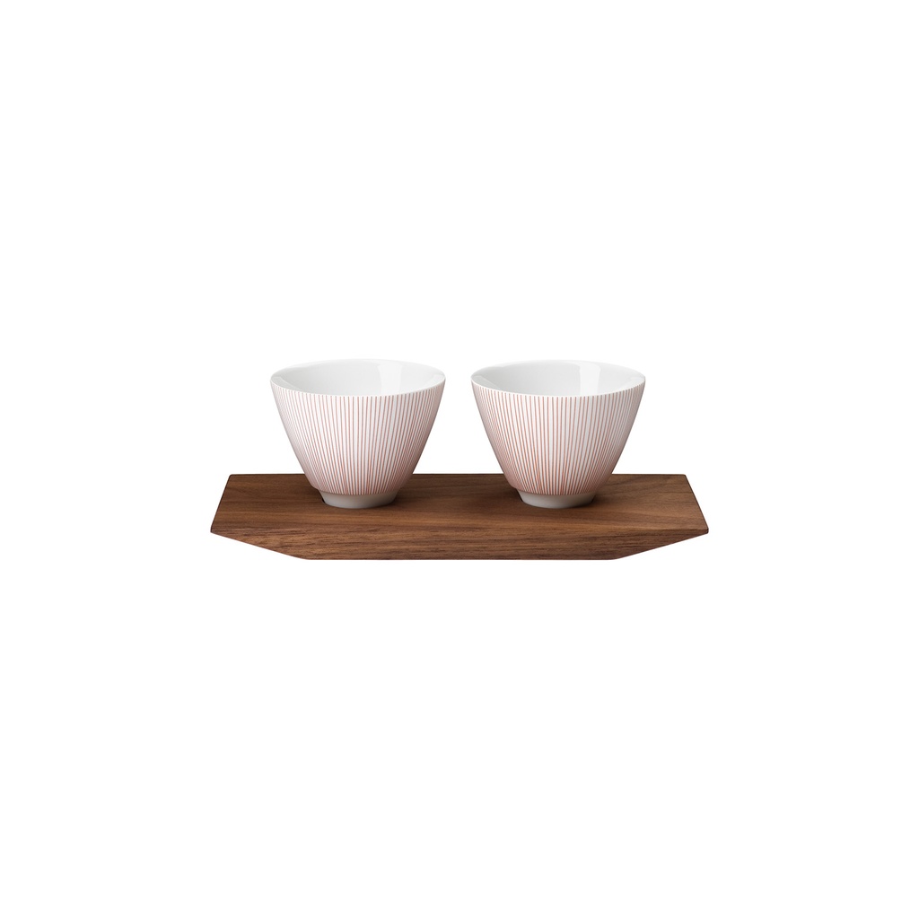 Set of 2 Amuse-Bouche Dishes on Tray