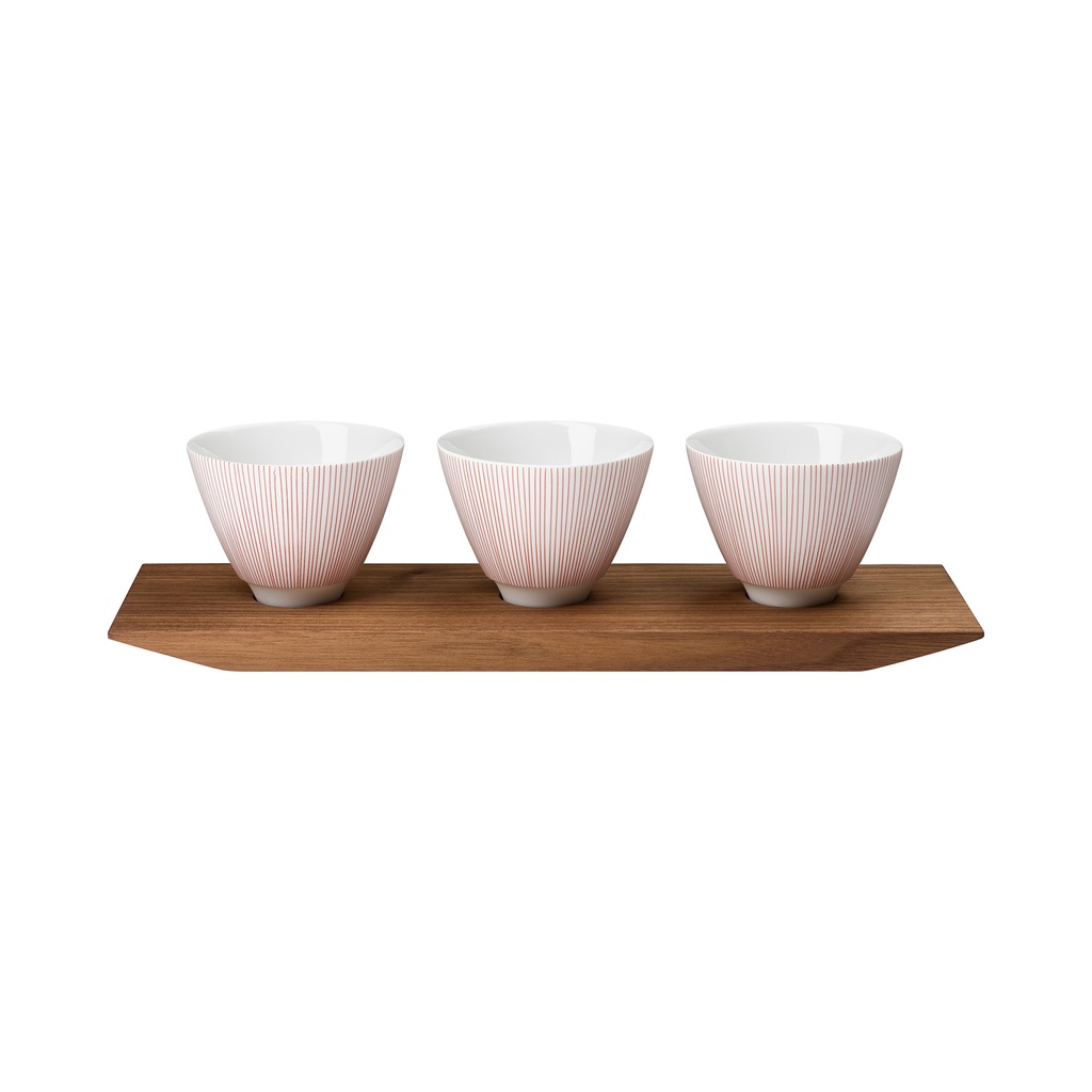 3er-Set Amuse-Bouche Schälchen auf Tablett