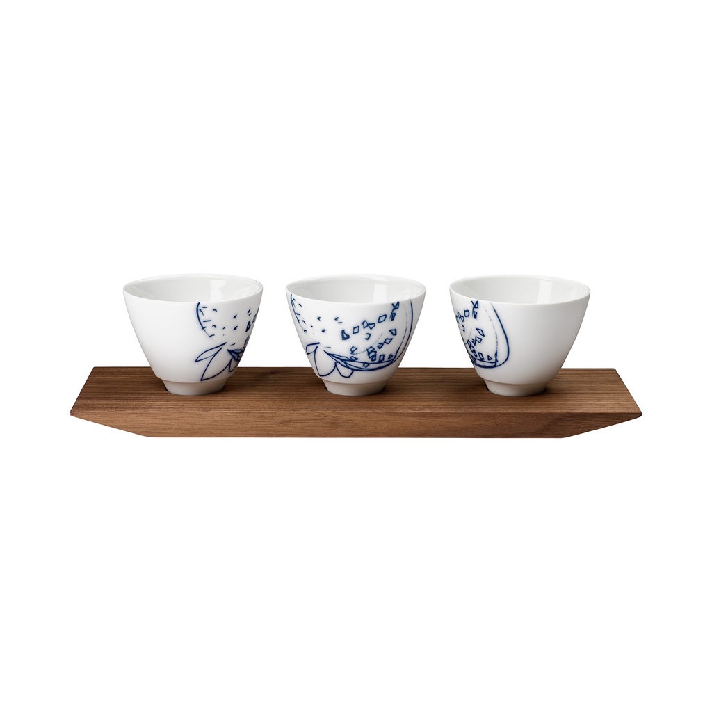Set of 3 Amuse-Bouche Dishes on Tray